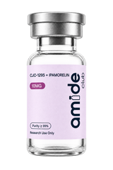 CJC-1295 + Ipamorelin 10MG transparent-background vial packshot [amide-sync:cjc-1295-ipamorelin:cutout:d0f37b7a390d85cf]