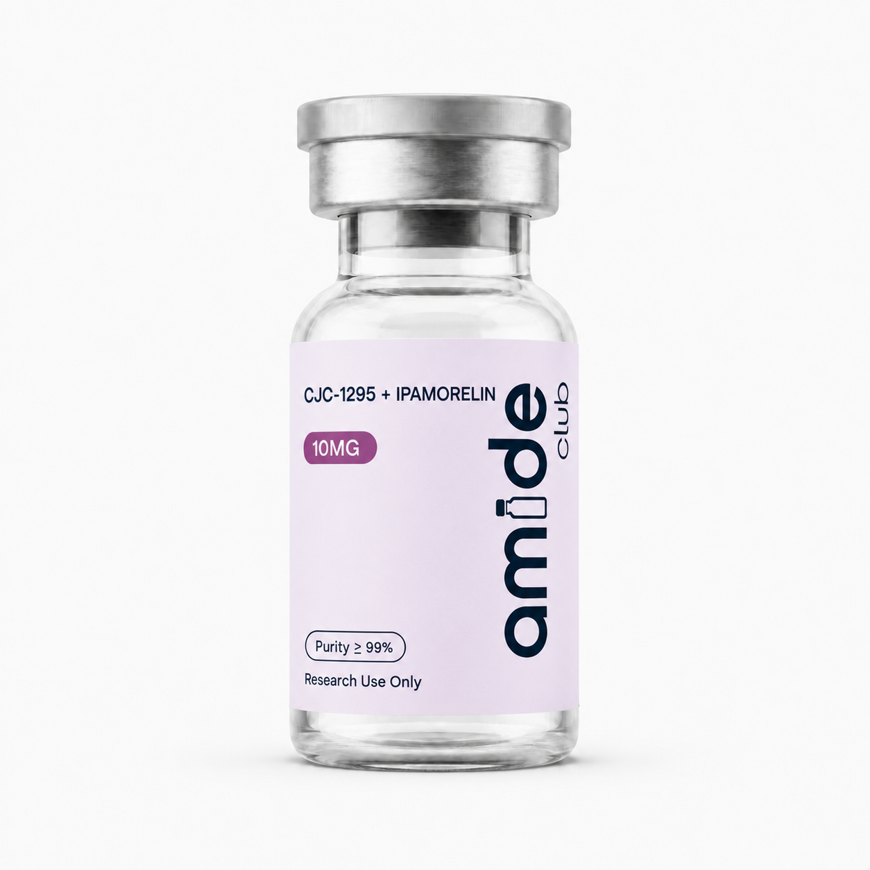 CJC-1295 + Ipamorelin 10MG clean vial packshot [amide-sync:cjc-1295-ipamorelin:packshot:d75c5caf4b892360]