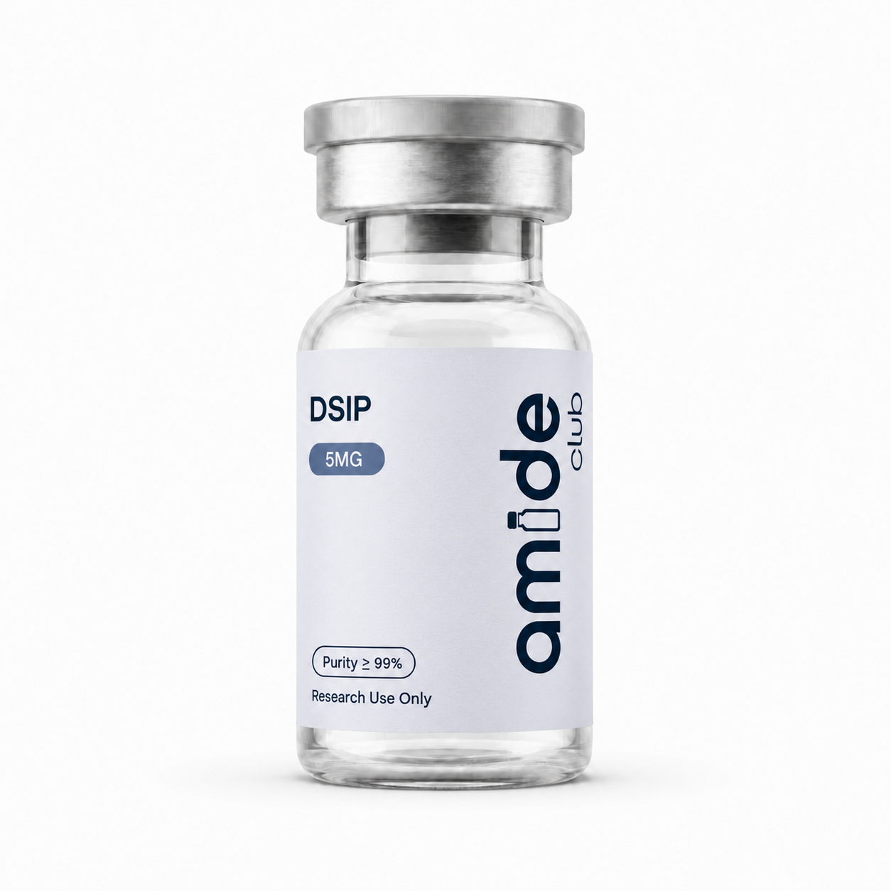 DSIP 5MG clean vial packshot [amide-sync:dsip:packshot:a887f87f6555e4c7]