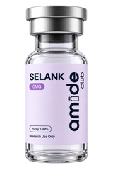 Selank 10MG transparent-background vial packshot [amide-sync:selank:cutout:a2b3c90320c87620]
