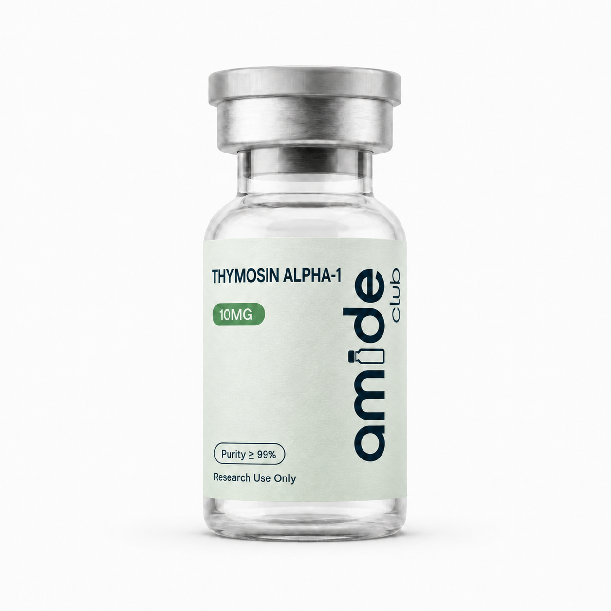Thymosin Alpha-1 10MG clean vial packshot [amide-sync:thymosin-alpha-1:packshot:0059b9fc5bcfff46]